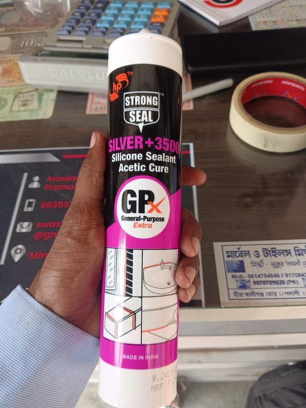 SILVER + 3500 Acetoxy Silicone Sealant